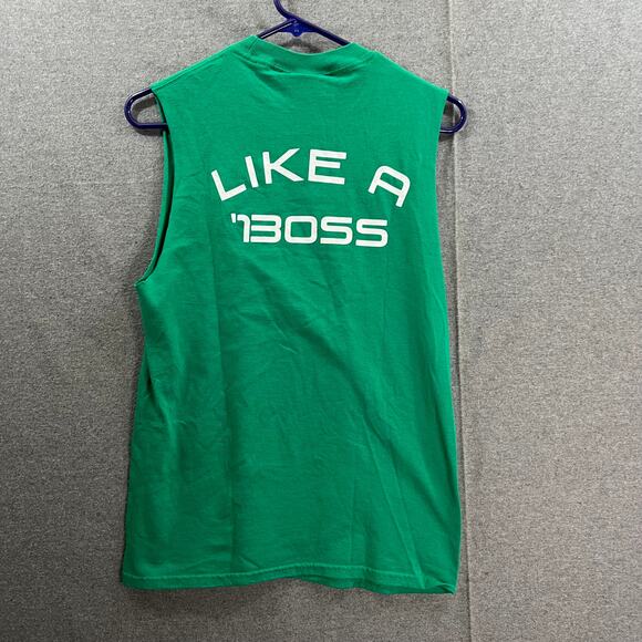 Port & Company Sleeveless Shirt Adult Small Green Casual T Shirt Mens - Picture 2 of 5
